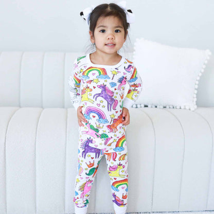 MagiColor™ Pajamas | Two Piece Set Unicorn