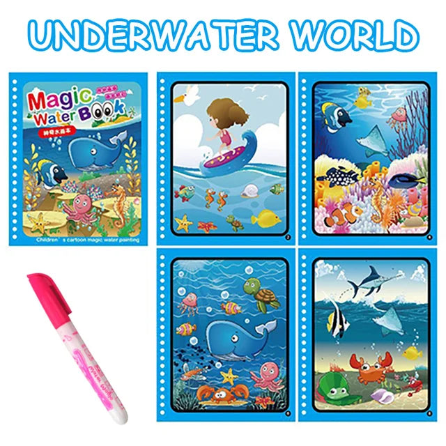 Magical Water Drawing Book