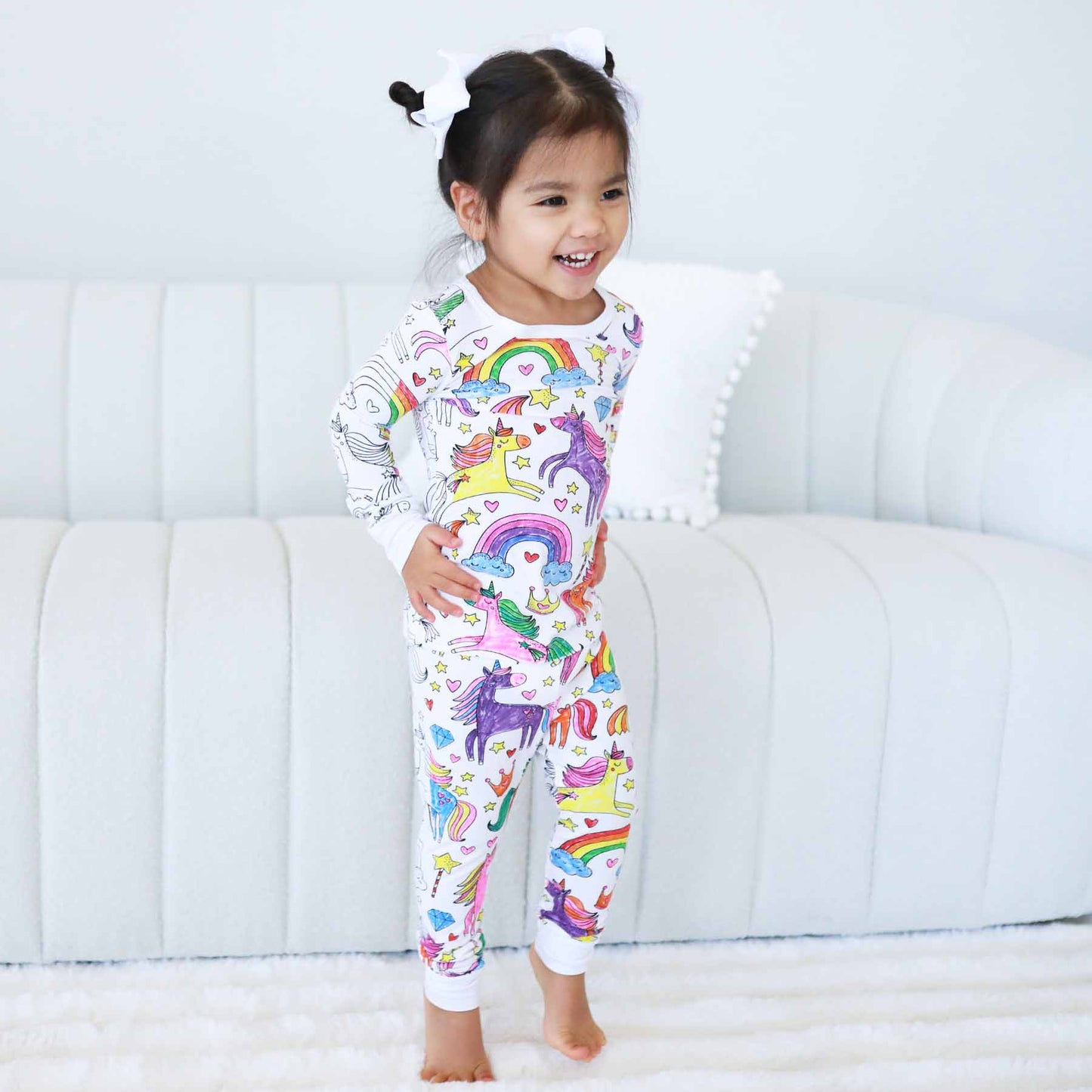 MagiColor™ Pajamas | Two Piece Set Unicorn