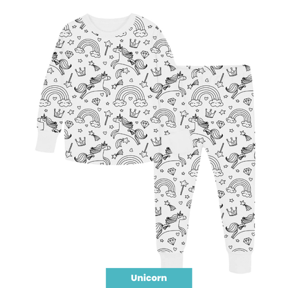 MagiColor™ Pajamas | Two Piece Set